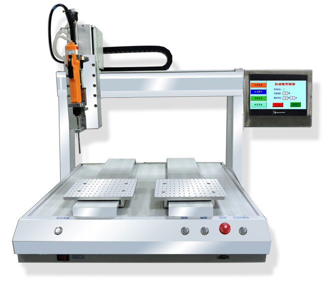 吹氣式雙平臺全自動鎖螺絲機(jī)